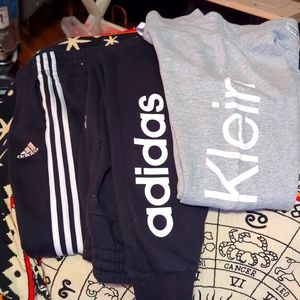 Adidas sweatpants 2 pair and calvinbklein grey pr.